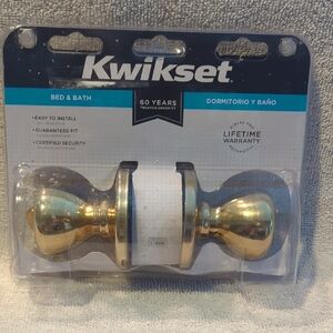 Kwikset Gold Door Knob Set